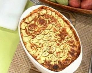 Mil hojas de vegetales al gratén